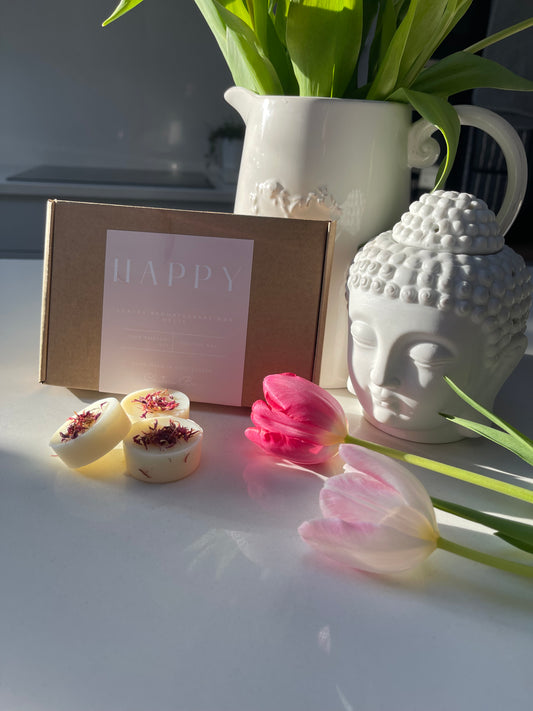 Limited Edition H A P P Y wax melts