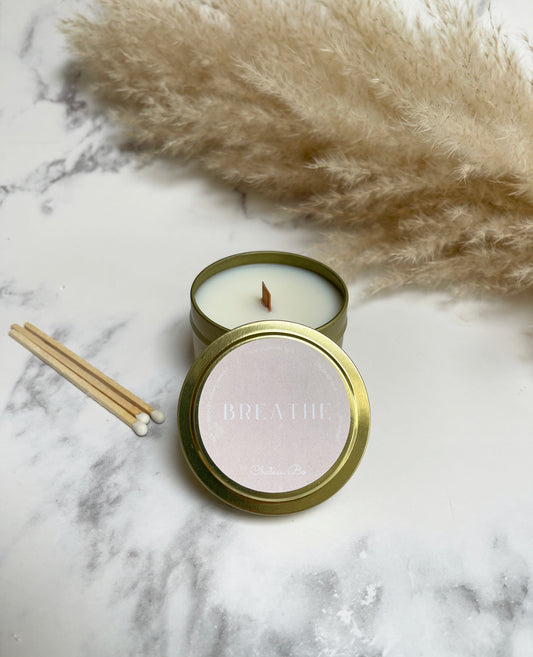 B R E A T H E Travel Candle